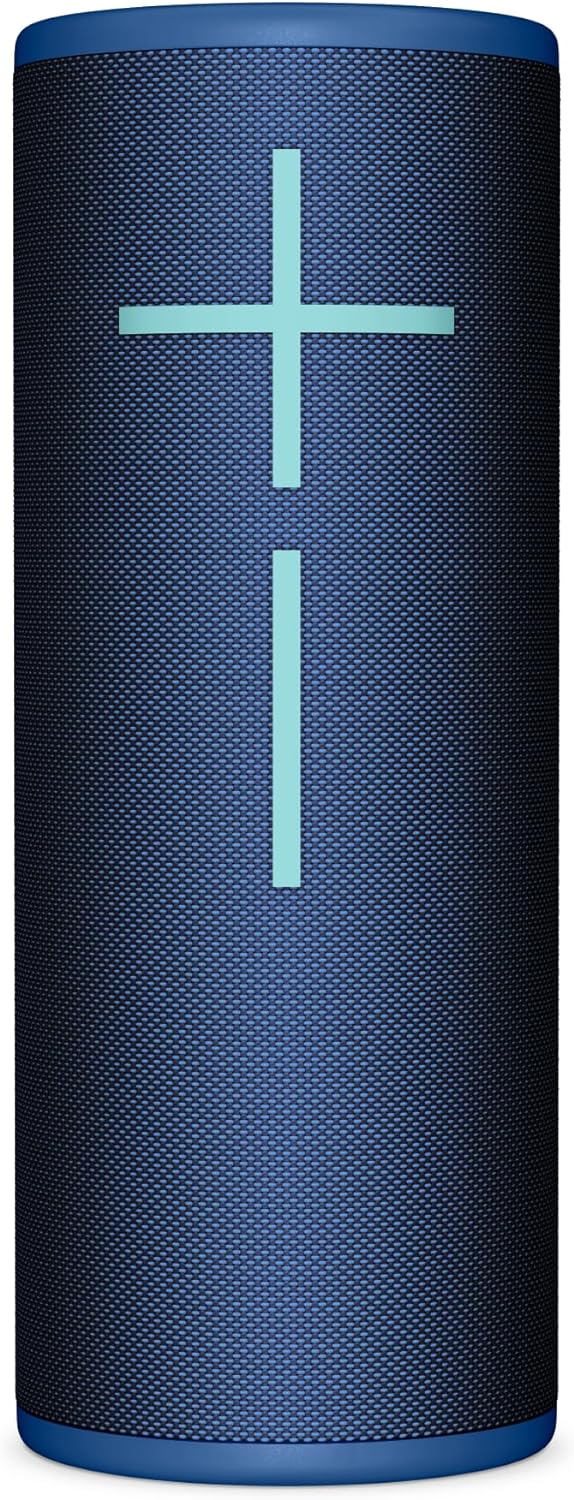 Ultimate Ears Portable Wireless Bluetooth Speaker, Magic Button, Deep Bass, Waterproof, One Touch Music Control, Multi-device, Up to 15 Hours Battery, 45 m Radius, Red(BOOM 4/blue)