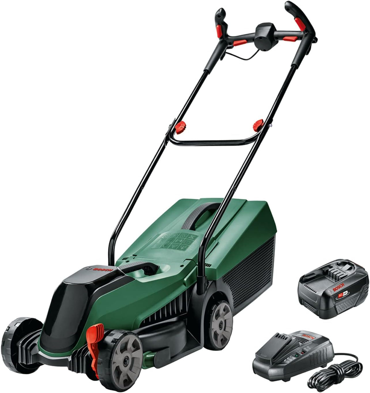 Bosch CityMower 18V-32-300 Cordless Lawnmower/Lawn Mower | 18 volts, 1 battery, cutting width: 32 cm, rasp up to 300 m²(senza batteria né caricabatterie/18V Lawn Mower | No Battery)