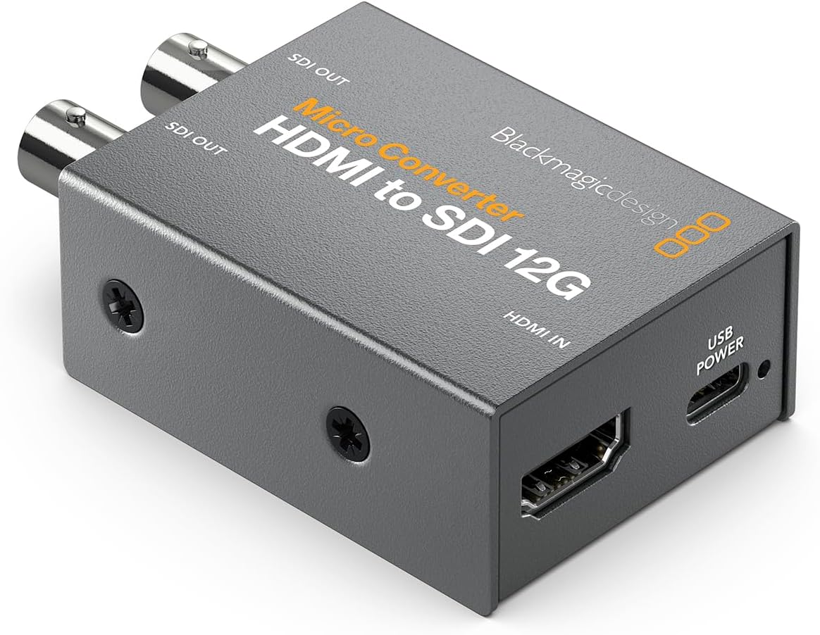 Blackmagic Design Micro Converter HDMI to SDI 12G PSU (BM-CONVCMIC/HS12G/WPSU)