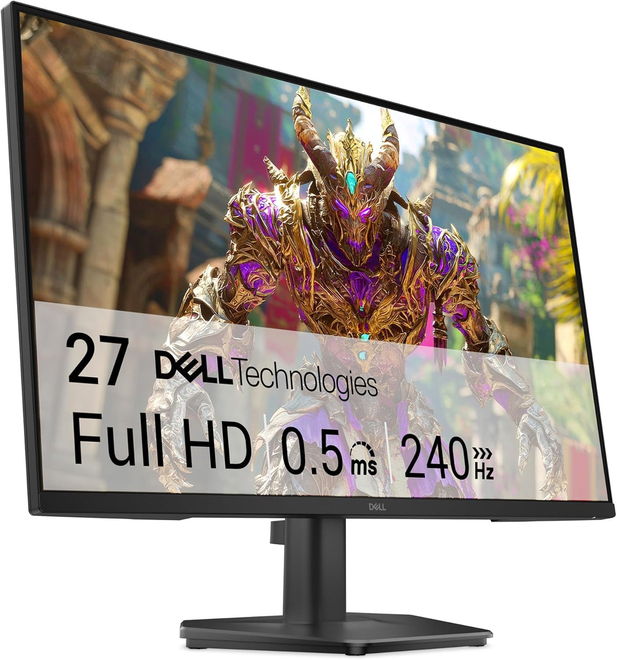Dell 27 Monitor Gaming - SE2725HG, Full HD (1920x1080), 200Hz, Fast IPS, 1ms, AMD FreeSync Premium, 99% sRGB, VESA (100x100mm), DisplayPort, 2 HDMI, 3 Year Warranty, Black(SE2726HG)