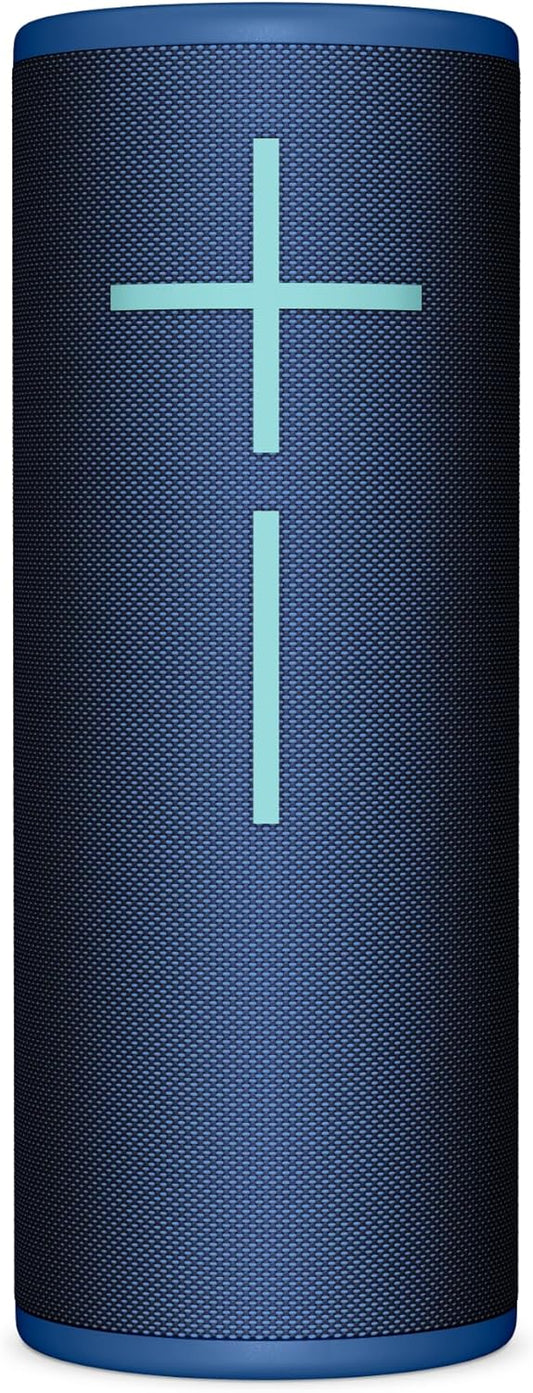 Ultimate Ears Portable Wireless Bluetooth Speaker, Magic Button, Deep Bass, Waterproof, One Touch Music Control, Multi-device, Up to 15 Hours Battery, 45 m Radius, Red(BOOM 4/blue)