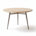 Tavolo rotondo in legno con base in acciaio misura 120 x 120 x 75cm