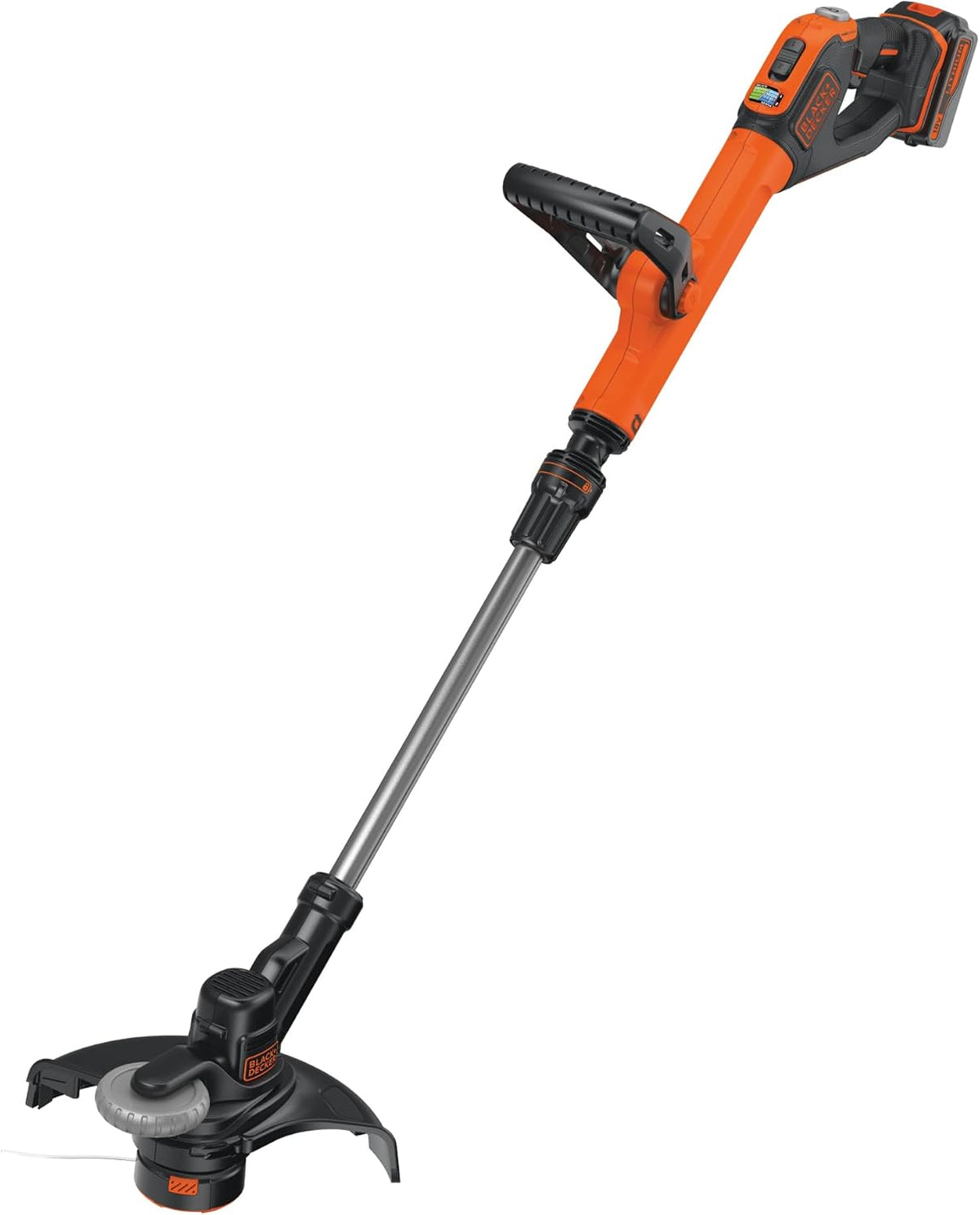 BLACK+DECKER POWERCONNECT STC1840EPC-QW 30cm Battery Operated Rope Lawn Mower(Battery 18 V, 4.0 Ah - Cut 30 cm)