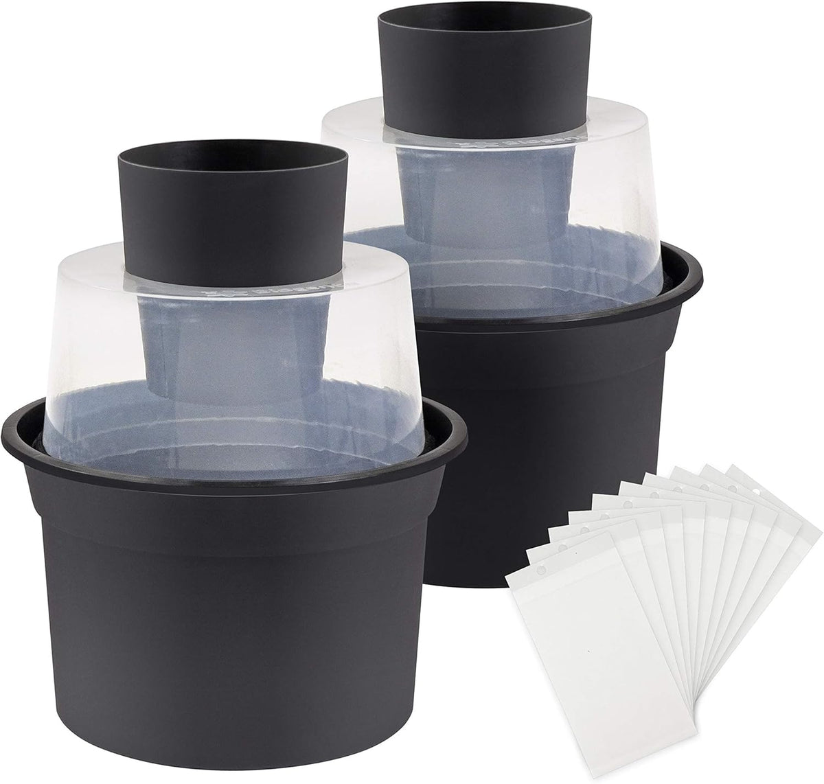BIOGENTS Set of 2 Mosquito Traps, Anti-Bridge, Anti-Mosquito and Mosquitoes, Tiger, Limit the Reproduction of Mosquitoes and Tiger Mosquitoes, No Electricity BG-GAT2