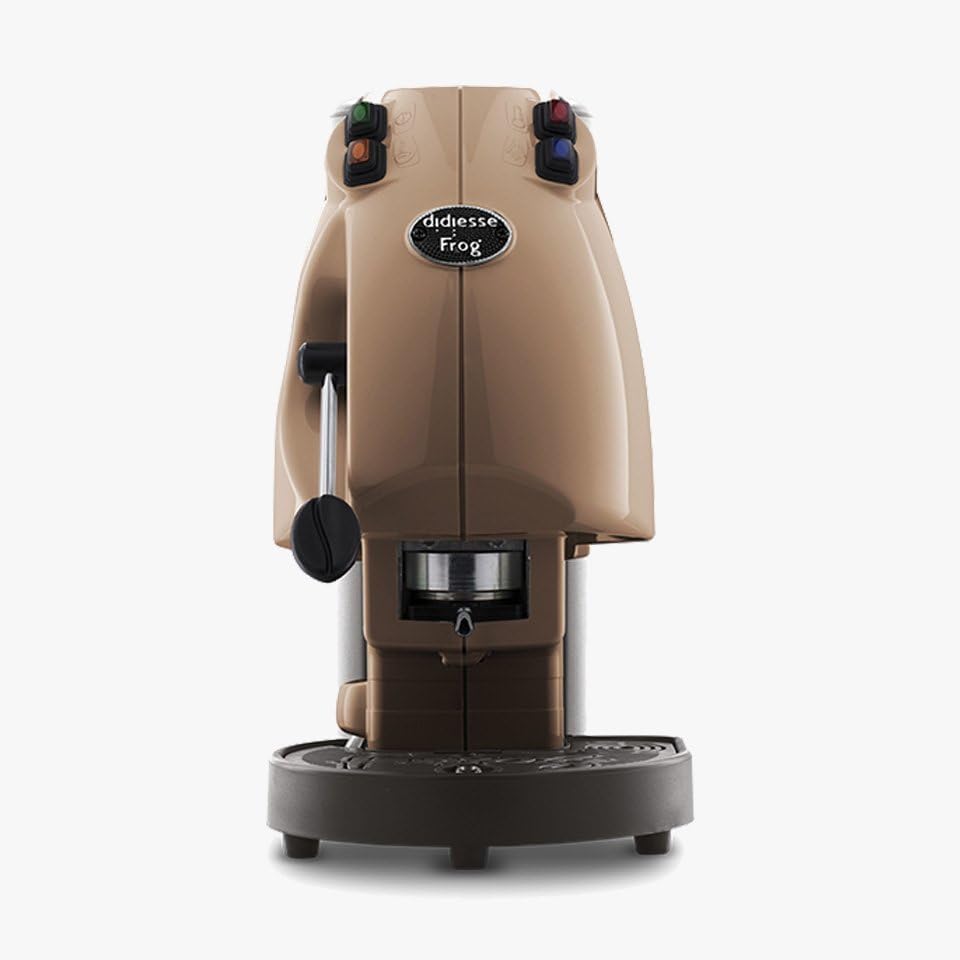 MACCHINA CAFFE A CIALDE IN CARTA 44MM DIDIESSE FROG NOCCIOLA + KIT PORTA ACCESSORI