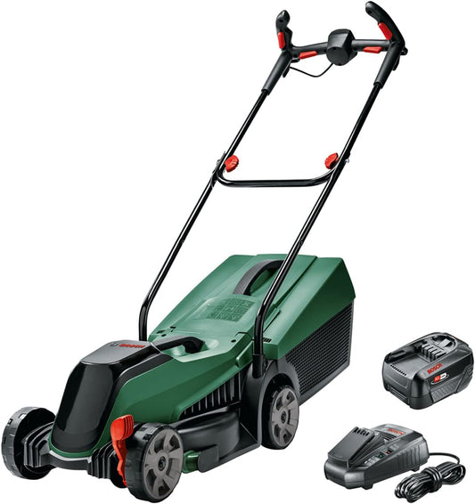 Bosch CityMower 18V-32-300 Cordless Lawnmower/Lawn Mower | 18 volts, 1 battery, cutting width: 32 cm, rasp up to 300 m²(senza batteria né caricabatterie/18V Lawn Mower | No Battery)