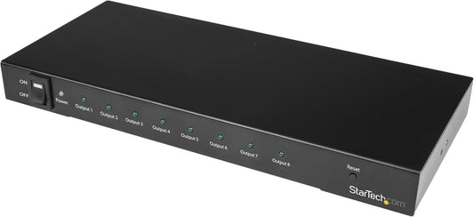 StarTech 8 Port HDMI Splitter 4K 60Hz HDMI 2.0b, HDR, Audio 7.1 | Supports HDR content, distributes a 4K signal to 8 screens